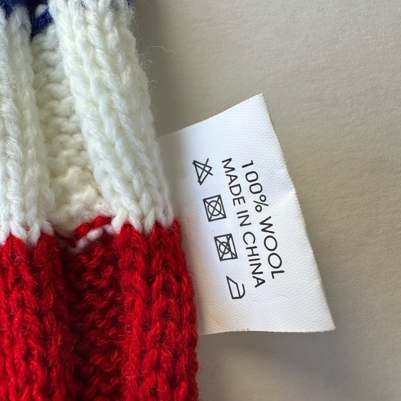 UGG Australia Scarf Wool Multicolor Striped - Picture 7 of 8